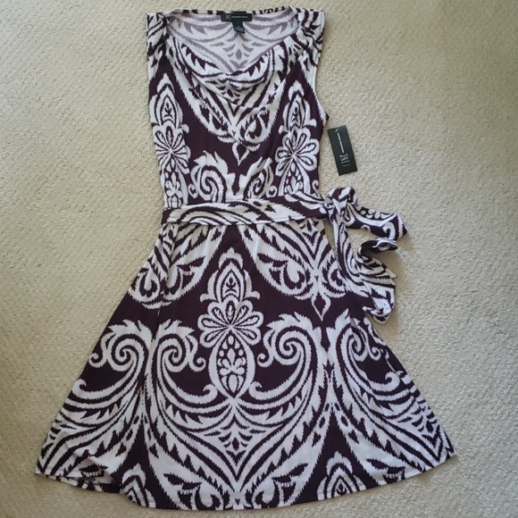 NWT INC Cowlneck dress - Picture 2 of 6